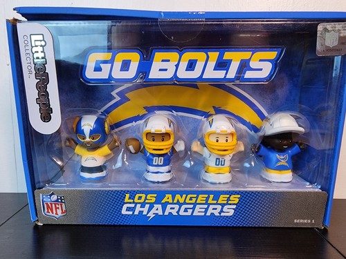 Fisher Price Little People Collector NFL Los Angeles Chargers New Sealed