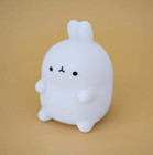 Cute Kawaii Bunny Soft Lamp Desk Lamp Night Light 10cm White 🤍