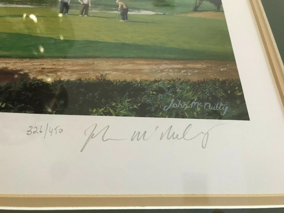 CHRISTY O CONNOR JR John McNulty Killarney Killeen Curso Firmado 326/450 Impresión Foto 4 de 4