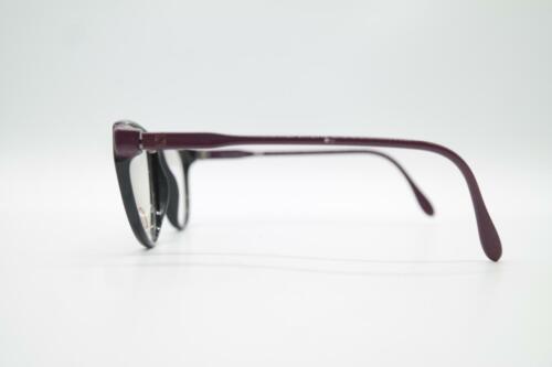 Vintage Zeiss 3237 Schwarz Violett Oval Brille Brillengestell eyeglasses NOS - Picture 2 of 6