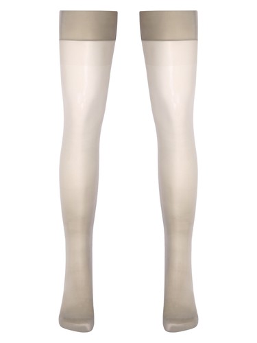 Calze uomo Sissy coscia alta calze lunghe opache lucide intimo elasticizzato - Foto 62 di 71