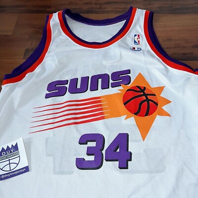 Charles Barkley Phoenix Suns Home Jersey Champion NBA Size
