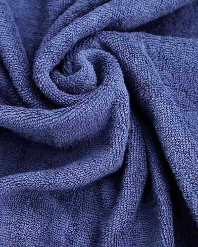 Mens & Ladies Luxury Bathrobe Egyptian Cotton Terry Toweling Dressing Gown Shawl - Picture 4 of 43