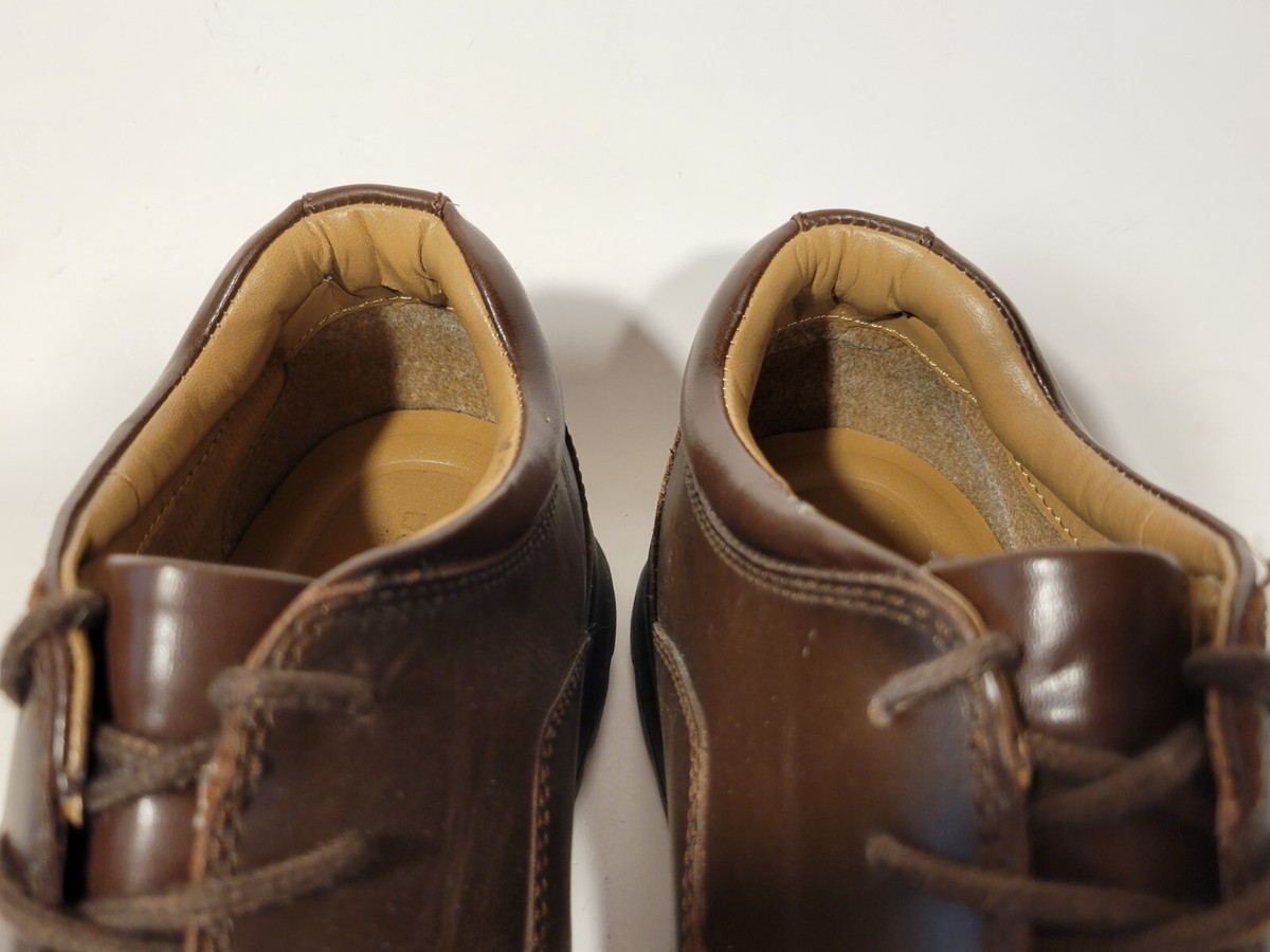 Dockers Mens 9 Med Trustee Leather Oxford Dress Shoe Brown 