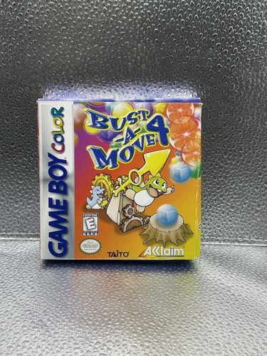 Nintendo Gameboy Color Bust A Move 4 solo scatola senza gioco o manuale