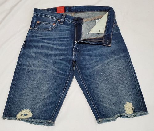 NWT LEVIS 505-0217 VINTAGE CLOTHING BIG E SELVEDGE DENIM MENS SHORT SZ 32X11 - Picture 2 of 11