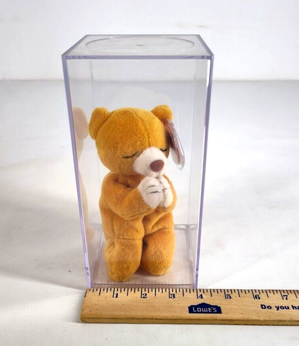 Ty Beanie Babies Hope The Praying Bear en estuche protector 1998 con etiquetas - Imagen 7 de 8