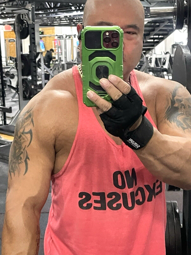 Gold’s Gym VINTAGE Bodybuilding Weightlifting Training Gear One Size Fits XL XXL - Picture 24 of 24