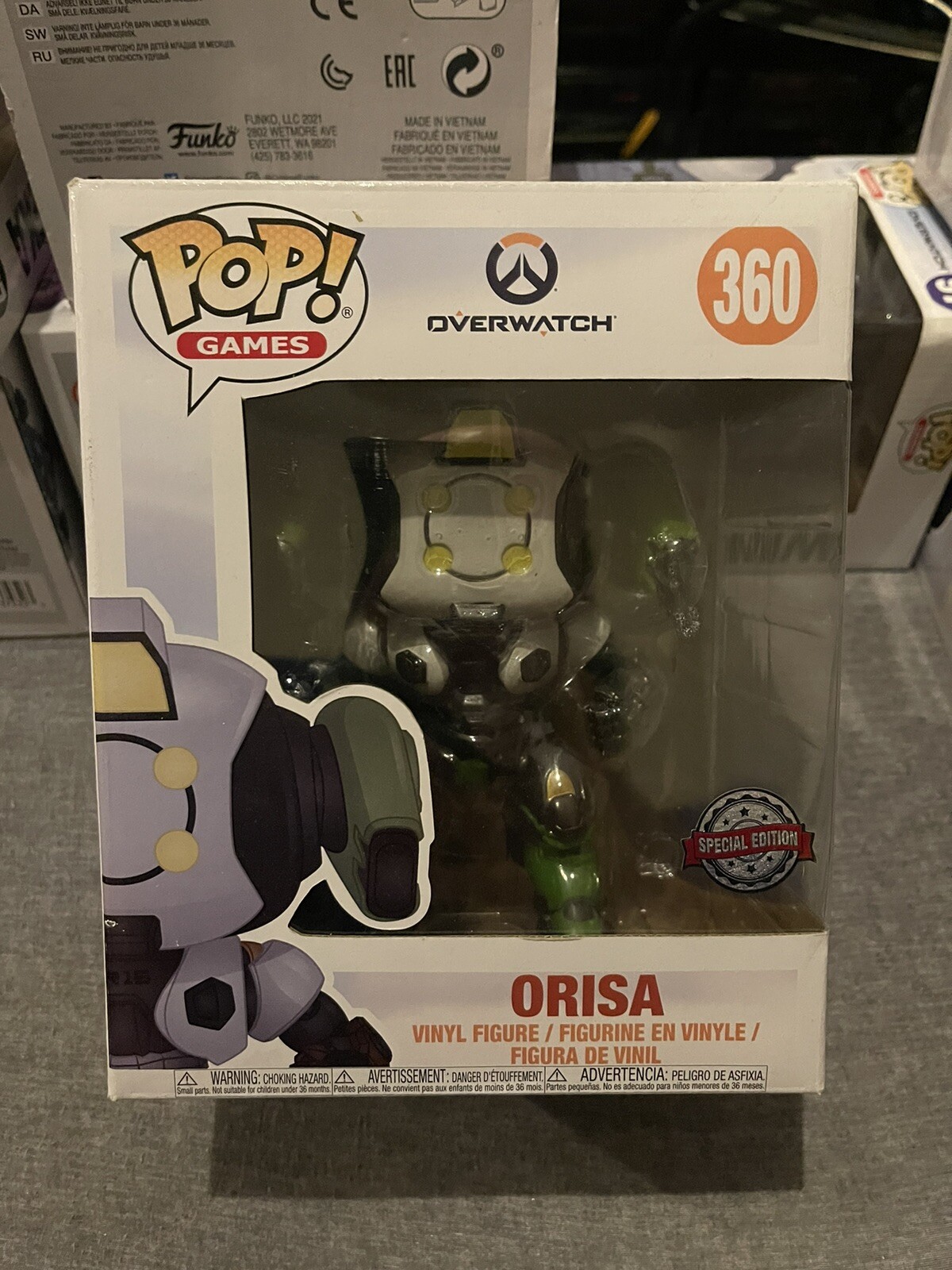 Funko POP! Games: Overwatch - Orisa #360 Vinyl Figure 6” Special Edition