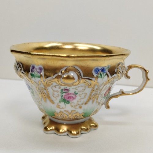 Rare Antique KPM Berlin HP Gold & Floral Beautiful Tea Cup Only Circa 1847s - Picture 13 of 24