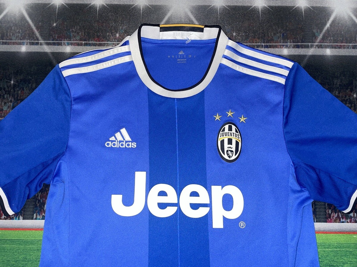 Juventus 2016-2017 Away Football Soccer Adidas Jersey Sz Small