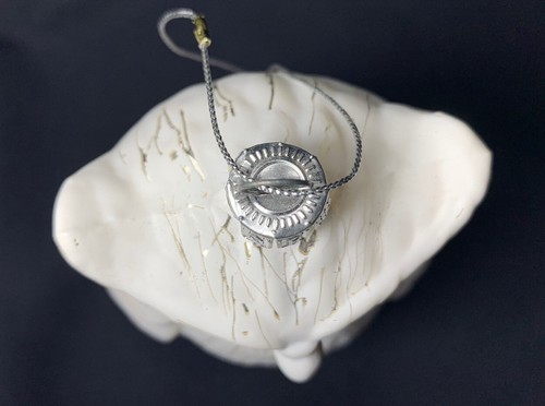 LARGE Snowy Owl Glitter Christmas Ornament 6" - Stands on its own too! - Picture 8 of 11