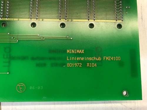 Empuje de línea MINIMAX FMZ4100 801972 A104 - Imagen 2 de 3