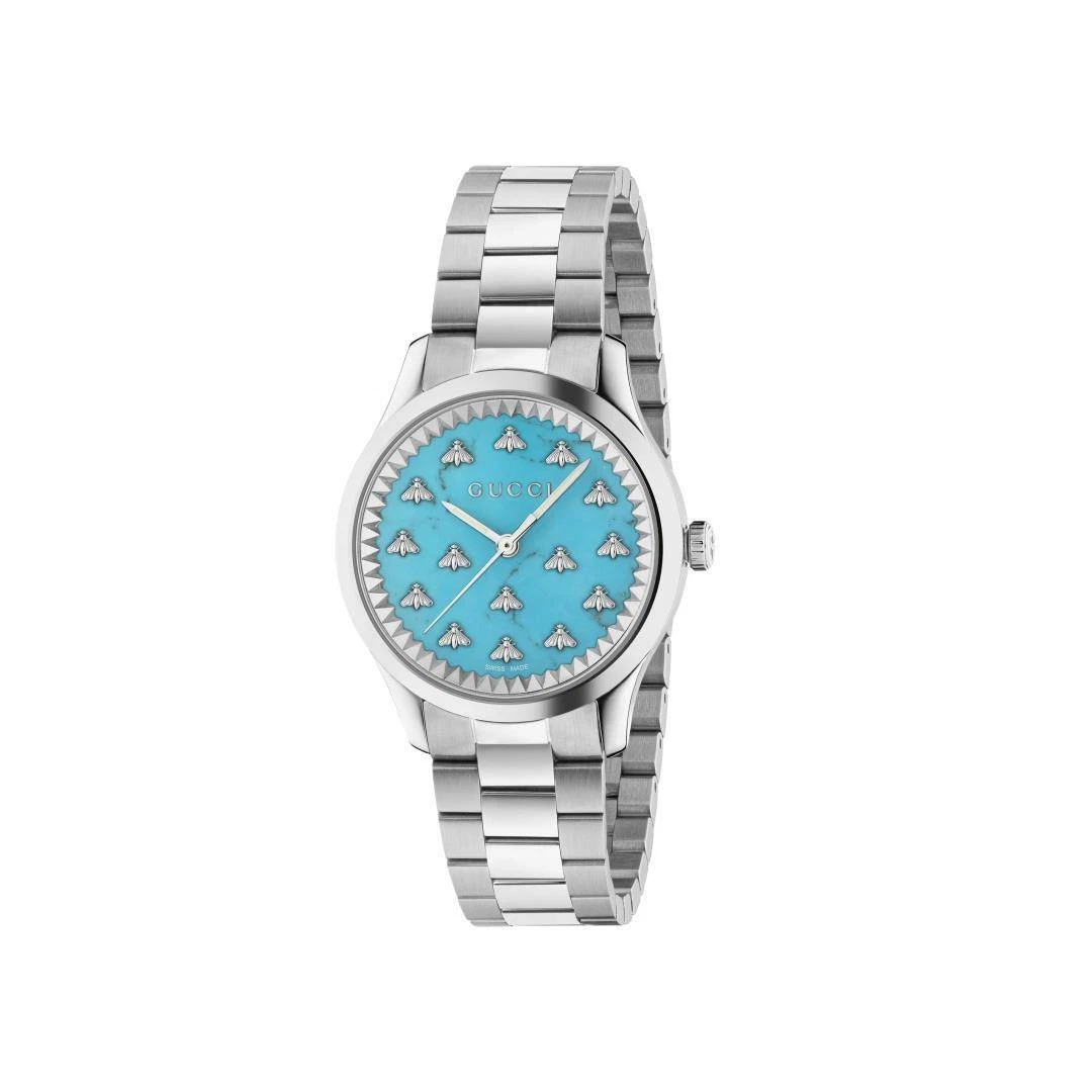 Orologio Gucci G Timeless Multibee YA1265044 Watch Acciaio Turchese Api Donna