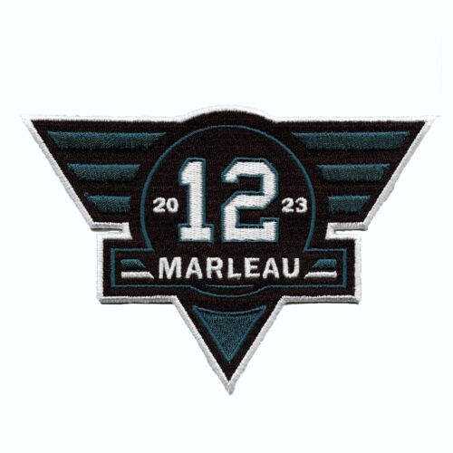 2023 San Jose Sharks Patrick Marleau #12 Retirement NHL Jersey Patch (Triangle) - Bild 2 von 3