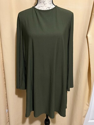 Mango Basics women long sleeve tunic shirt top blouse size 10, 024WXT11