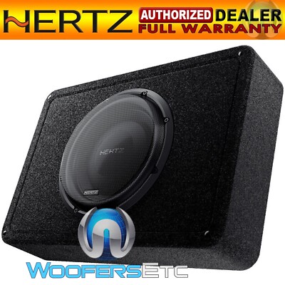 HERTZ MPBX250S2 MILLE LOADED ENCLOSURE 10'' 1000W SUBWOOFER BASS 2OHM SPEAKER NEW
