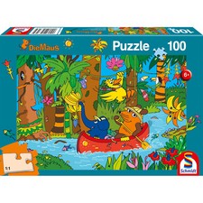 Schmidt Spiele 56467 Wild Life - Puzzle Per Bambini 100 Pezzi: Nella Foresta Pluviale, 36x24 Cm, Da 6 Anni - 3