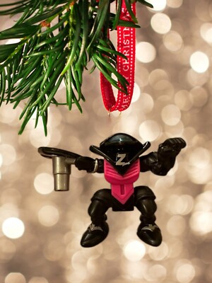 ORNAMENT Vintage 1993 Z-BOTS 2'' Robot Figure Figurine Dangler Charm 3  Gift New