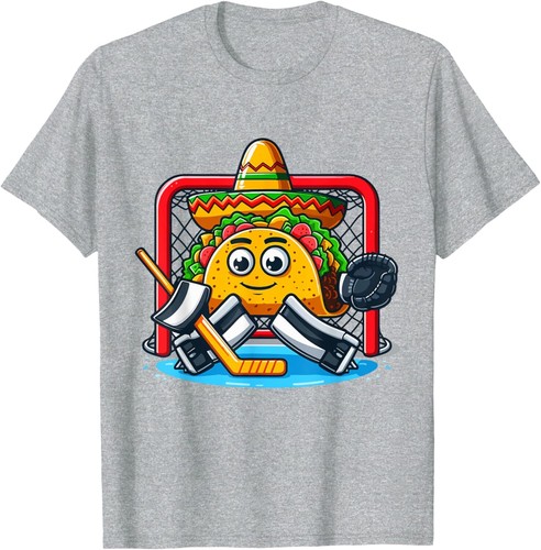 Cinco De Mayo Taco Eishockey Goalie T-Shirt - Bild 7 von 11