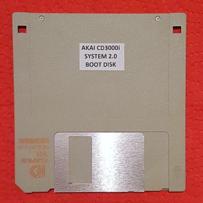 Akai CD3000i Sampler OS version 2.0 System Boot Disk / Brand New Floppy Upgrade