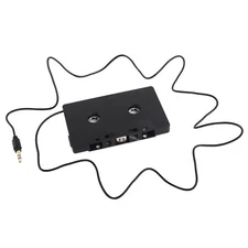Cassette Tape Adapter 3.5mm AUX Audio Play Music IPod DVD CD Player Phone To Car