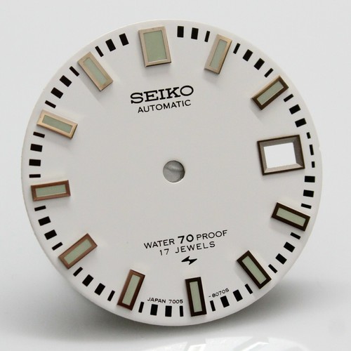 White Dial for Seiko diver 7005 8052 8050 Green Poor Man's 62MAS Proof 17 Jewel - Picture 3 of 12