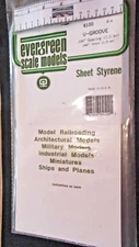 Evergreen Scale Models #4100 Styrene V GROOVE SIDING, .100" - More Below