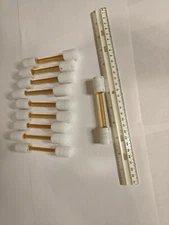 Lot of 10 Flexible Drive Couplers with Ultem Shaft, 0.25"