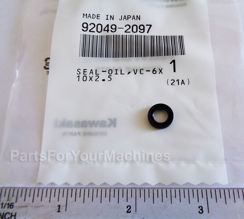 1) GOVERNOR SHAFT SEAL 6x10x2.5, KAWASAKI FD620D,FD661D,FB460V