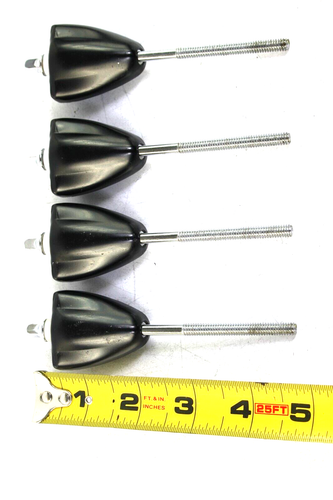 Set of 4 NEW 4" Tension Rods, and Black Drum Claws NEW #R1808 - Picture 2 of 4