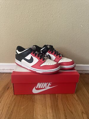 Nike Dunk Low EMB NBA 75th Anniversary Chicago Bulls Youth Size 5
