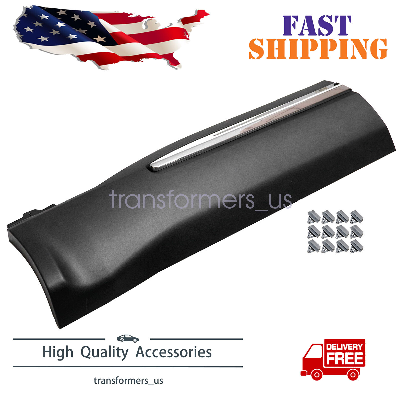 Rear Right Passenger Side Door Lower Molding Trim Fit 2020 2021 22 Ford Explorer