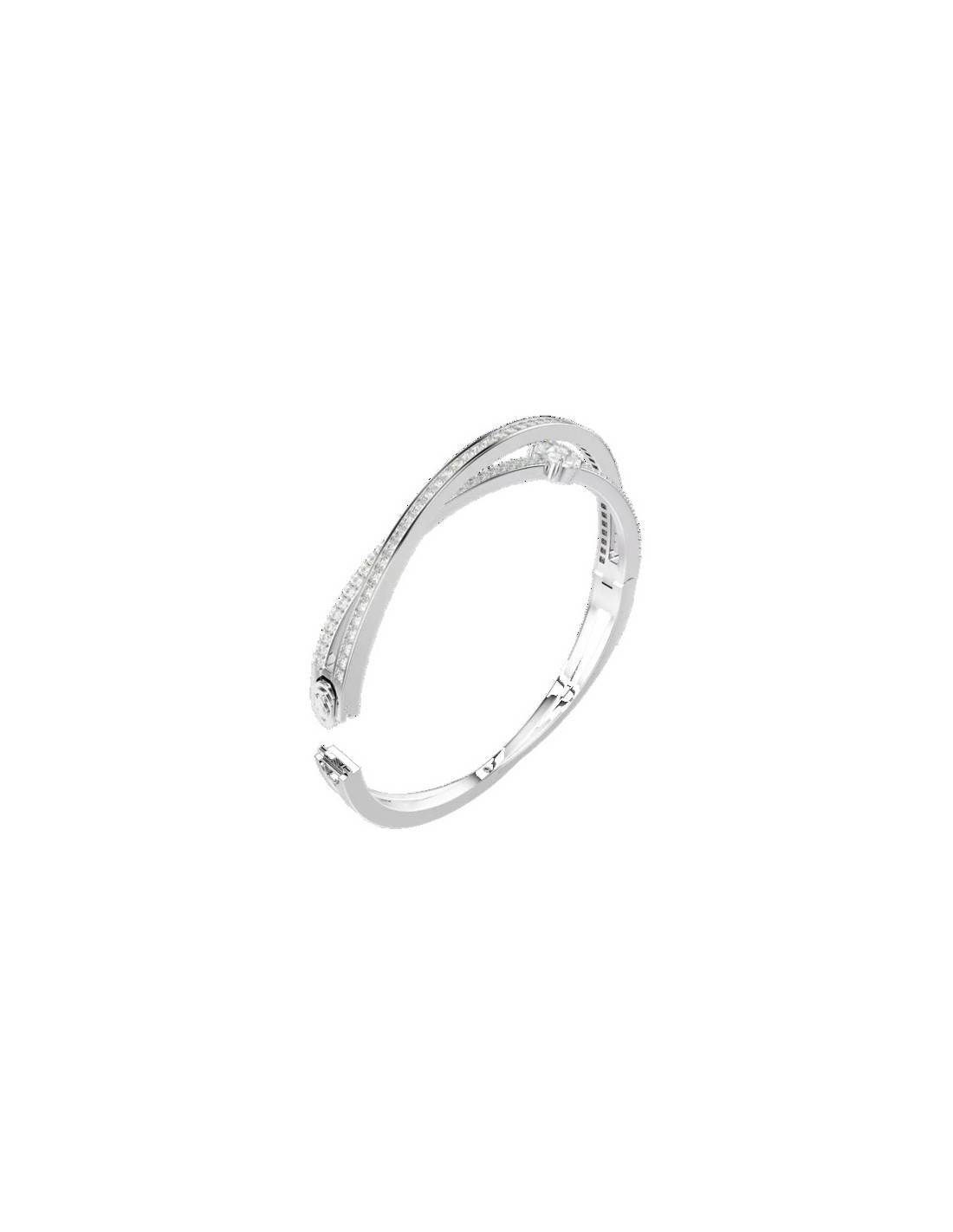 Bracciale Swarovski Hyperbola 5691225 Bracelet Cristalli Rigido M Nuovo