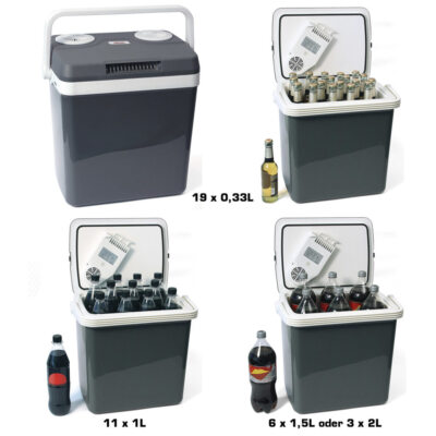Elektro Kühlbox 32L 12V 230V Elektrische Thermoelektrische Mini Kühlschrank