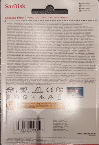 Carte Mémoire microSDXC Ultra 128 Go + Adaptateur SD, SanDisk - Photo 2/2