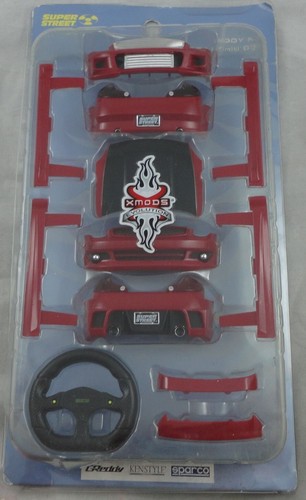 XMODS 1/28 EVOLUTION 2004 Infiniti G35 rot Super Street Body Kit 600-8560