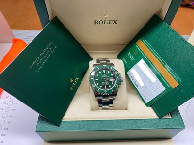 ROLEX SUBMARINER 116610LV HULK MAGGIO 2020 NUOVO MAI INDOSSATO | eBay