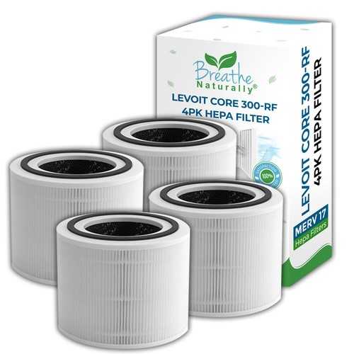 Replacement HEPA Filters For Levoit Core 300 RF Series Air Purifiers 2|4 Pack - Picture 10 of 10