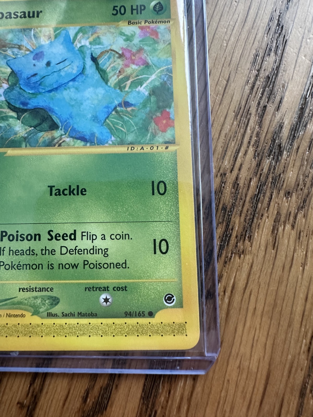 Pokémon Bulbasaur Card 94/165 Expedition Base Set 2002 TCG MINT