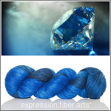 Expression Fiber Arts Alpaca Silk DK, you choose the color,  hand dyed