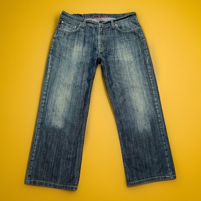 Tommy Hilfiger Madison Straight Fit Herren Jeans W38 (Gekürzt) #Q6-11