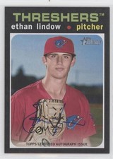 2020 Topps Heritage Minor League Edition Real One Ethan Lindow #ROA-EL Auto 0l2