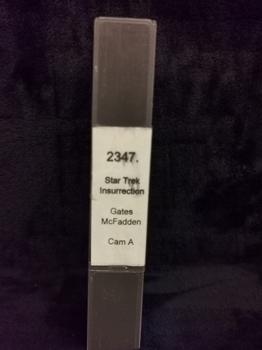 Star Trek Insurrection 1998 Betacam SP Interview Gates McFadden Cam A Promo Tape - Picture 3 of 3