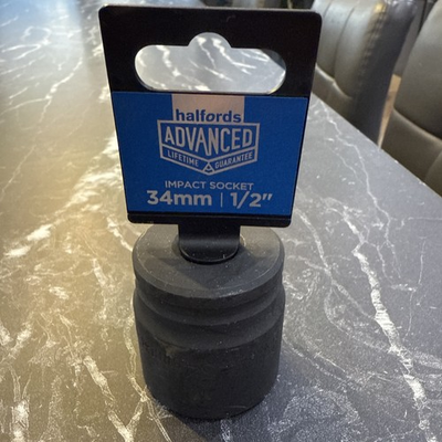 #ad Halfords Advanced Impact Socket 34mm 1 2 Drive GBP 10.00