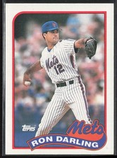1989 Topps Ron Darling New York Mets #105