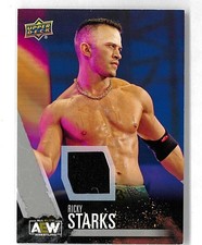 AEW 2021 Upper Deck Ricky Starks #26 Memorabilia Card