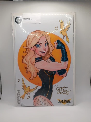 Marvel Comic SIGNED Best Of The Best Black Canary #1 Chrissie Zullo 1:25 Variant