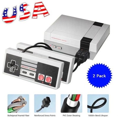 2 PCS Wired Controller For NES-004 Original Nintendo NES Vintage Console Gamepad