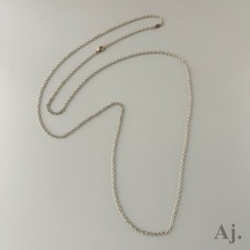 Georg Jensen long necklace 925 gold color